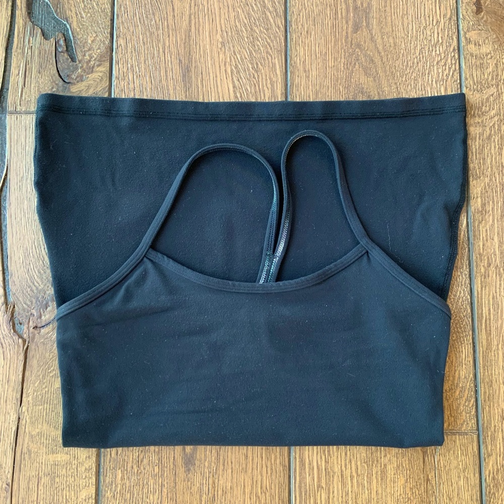 Lululemon Power Y tank BLACK size 6
